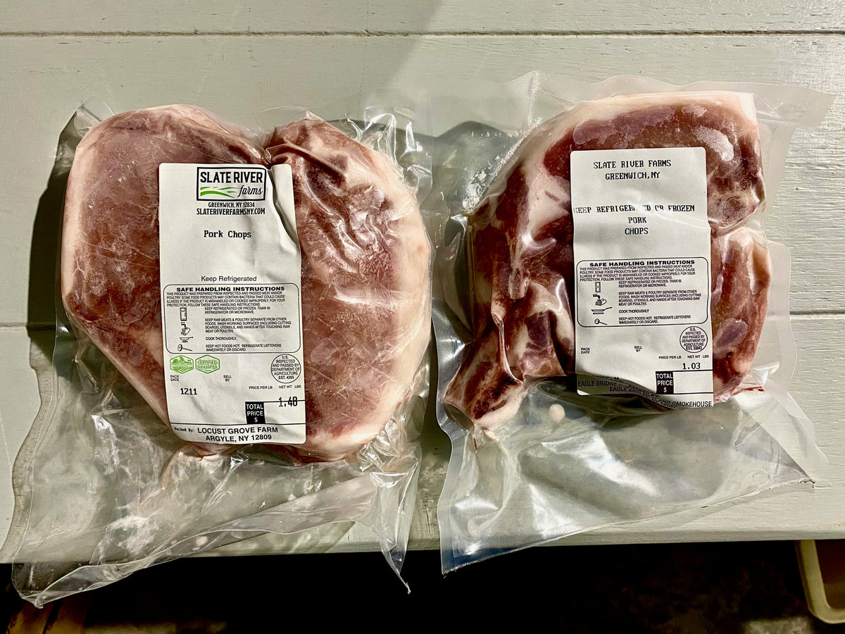 PORK CHOPS Slate River Farms