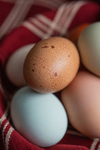 Load image into Gallery viewer, PECK OF THE COOP EGGS PER DOZEN (LOCAL DELIVERY ONLY)
